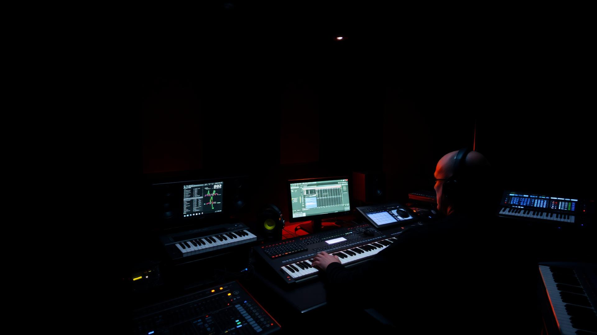 Music production studio
